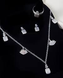 Set de joyería de plata